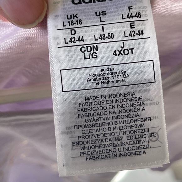 Adidas Light Purple T-Shirt - Picture 4 of 4